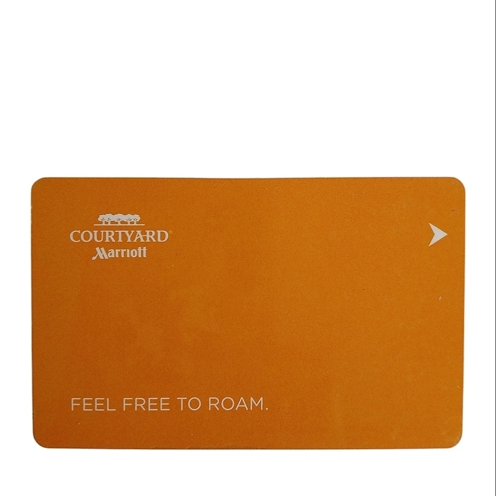 Courtyard by Marriott Hotel Key Card Collectible Travel Feel Free to Roam